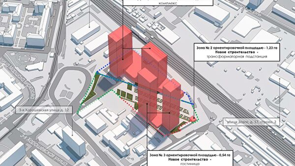 Capital Group планирует построить небоскребы в составе ТПУ "Зорге"